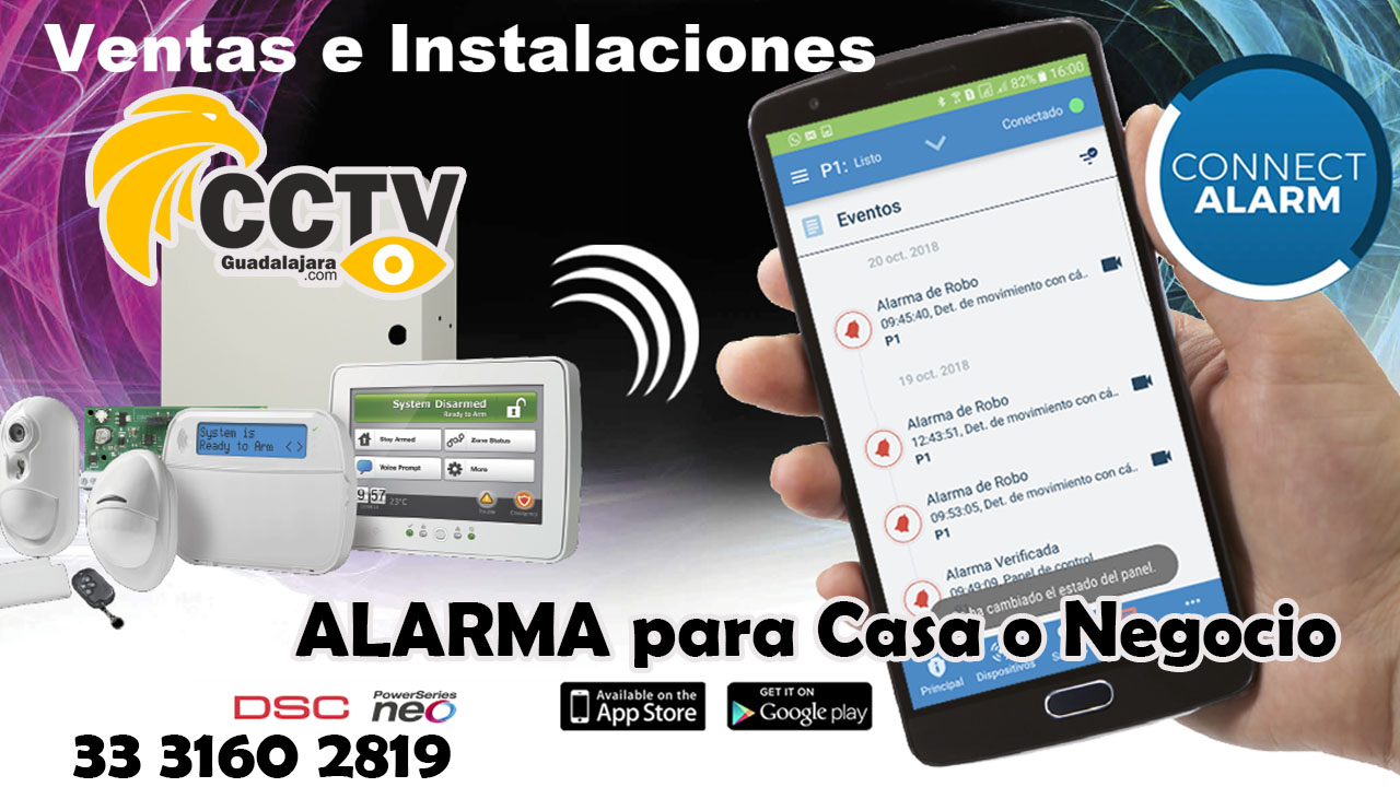 Alarma DSC Neo Ventas e Instalaciones - CCTVGuadalajara